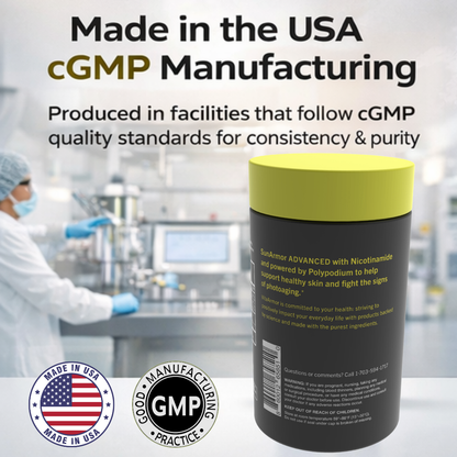 SunArmor Advanced with Nicotinamide and Powered by Polypodium